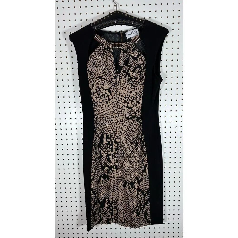 Joseph Ribkoff snakeskin sleeveless dress size 12